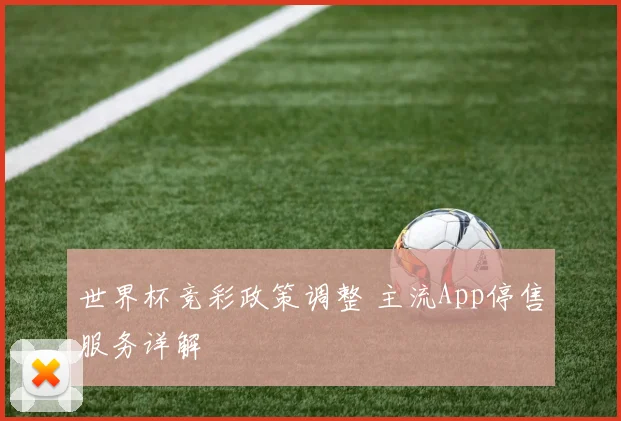 世界杯竞彩政策调整 主流App停售服务详解